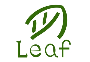 agmmgw (agmmgw)さんのアロマヒーリングサロン「Leaf」のロゴへの提案