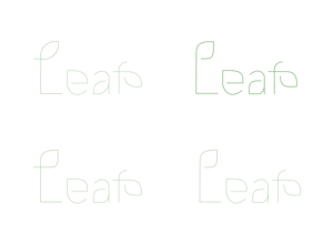 合同会社HIRAKU (hiraku_group_nara)さんのアロマヒーリングサロン「Leaf」のロゴへの提案