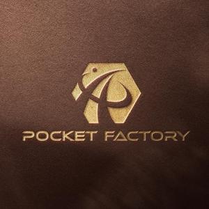 Kaito Design (kaito0802)さんの金属加工 新WEBサービス Pocket Factoryのロゴデザインへの提案