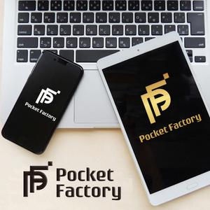 KOZ-DESIGN (saki8)さんの金属加工 新WEBサービス Pocket Factoryのロゴデザインへの提案