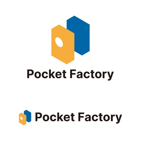 tsujimo (tsujimo)さんの金属加工 新WEBサービス Pocket Factoryのロゴデザインへの提案