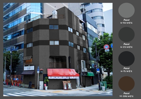 カワムラキカク (kawamurakikaku)さんのビルの外壁デザインへの提案