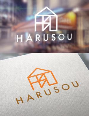99R+design. (lapislazuli_99)さんの建設会社「株式会社ハルソウ」の　ロゴへの提案