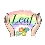 株式会社LINK (Makoto440)さんのアロマヒーリングサロン「Leaf」のロゴへの提案