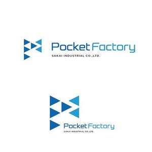 s m d s (smds)さんの金属加工 新WEBサービス Pocket Factoryのロゴデザインへの提案