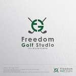 sklibero (sklibero)さんのゴルフスタジオ「Freedom Golf Studio」のロゴ作成への提案