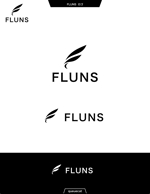 queuecat (queuecat)さんのヘアサロン「FLUNS (フランズ)」のロゴへの提案