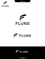 queuecat (queuecat)さんのヘアサロン「FLUNS (フランズ)」のロゴへの提案