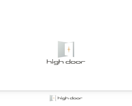 Chapati (tyapa)さんのメンズ脱毛サロン「high door」のロゴへの提案