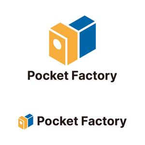 tsujimo (tsujimo)さんの金属加工 新WEBサービス Pocket Factoryのロゴデザインへの提案