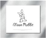 Q-Design (cats-eye)さんのアパレルショップサイト moon rabbit のロゴへの提案