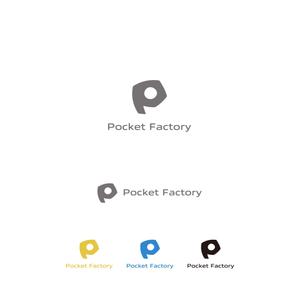 途理tori. (toritoritori3)さんの金属加工 新WEBサービス Pocket Factoryのロゴデザインへの提案