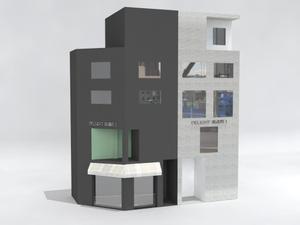 K-studios (cosmic29)さんのビルの外壁デザインへの提案