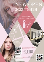 GOLDRENNSA (ban-tsubasa)さんの美容室NEW OPENポスティングチラシデザイン！への提案