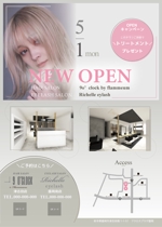 N Color Studio (Lunch80)さんの美容室NEW OPENポスティングチラシデザイン！への提案