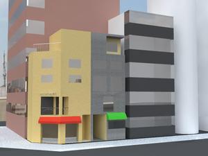 K-studios (cosmic29)さんのビルの外壁デザインへの提案