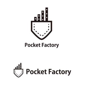 田中　威 (dd51)さんの金属加工 新WEBサービス Pocket Factoryのロゴデザインへの提案