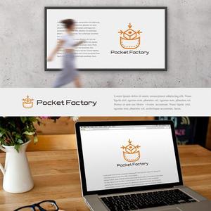 drkigawa (drkigawa)さんの金属加工 新WEBサービス Pocket Factoryのロゴデザインへの提案