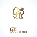 Miyagino (Miyagino)さんの買取屋の会社名「G・r」のロゴとお金のハンドサインへの提案