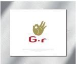 Q-Design (cats-eye)さんの買取屋の会社名「G・r」のロゴとお金のハンドサインへの提案