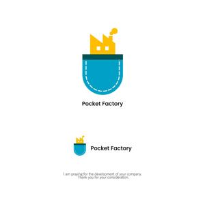 株式会社こもれび (komorebi-lc)さんの金属加工 新WEBサービス Pocket Factoryのロゴデザインへの提案