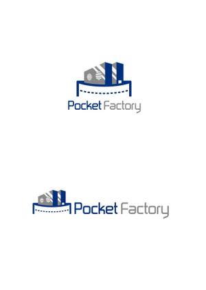 taka design (taka_design)さんの金属加工 新WEBサービス Pocket Factoryのロゴデザインへの提案