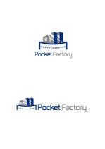taka design (taka_design)さんの金属加工 新WEBサービス Pocket Factoryのロゴデザインへの提案