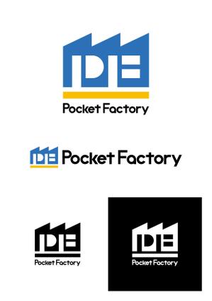 加藤和博 (dandekato)さんの金属加工 新WEBサービス Pocket Factoryのロゴデザインへの提案