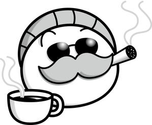 nougo (noguo3)さんの喫煙可能なカフェのキャラクターデザインへの提案