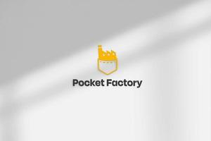 conii.Design (conii88)さんの金属加工 新WEBサービス Pocket Factoryのロゴデザインへの提案
