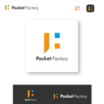 m_flag (matsuyama_hata)さんの金属加工 新WEBサービス Pocket Factoryのロゴデザインへの提案