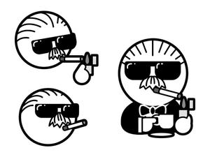 お絵描きカーネル (colonel-design-offic)さんの喫煙可能なカフェのキャラクターデザインへの提案