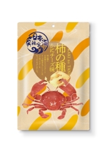 S O B A N I graphica (csr5460)さんの日本海限定柿の種カニチーズ味のパッケージデザイン依頼への提案
