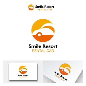 Q (qtoon)さんのレンタカー会社「株式会社スマイルリゾートレンタカー」のロゴへの提案