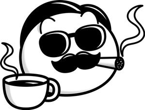 nougo (noguo3)さんの喫煙可能なカフェのキャラクターデザインへの提案