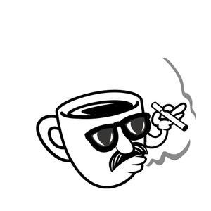 Asaminet (asaminet)さんの喫煙可能なカフェのキャラクターデザインへの提案