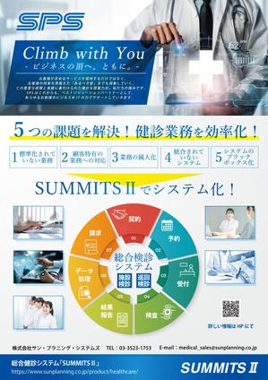 ryoデザイン室 (godryo)さんの【文章・ワイヤーフレーム有り】A4片面：健診システムのチラシのデザイン制作に対する提案への提案