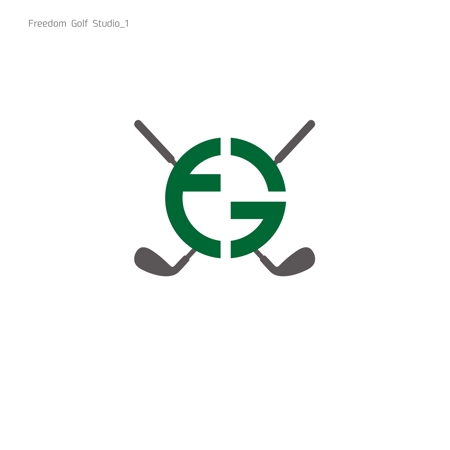 sklibero (sklibero)さんのゴルフスタジオ「Freedom Golf Studio」のロゴ作成への提案