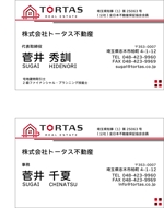 N Hattori (N_hattori)さんの不動産会社の名刺デザインへの提案
