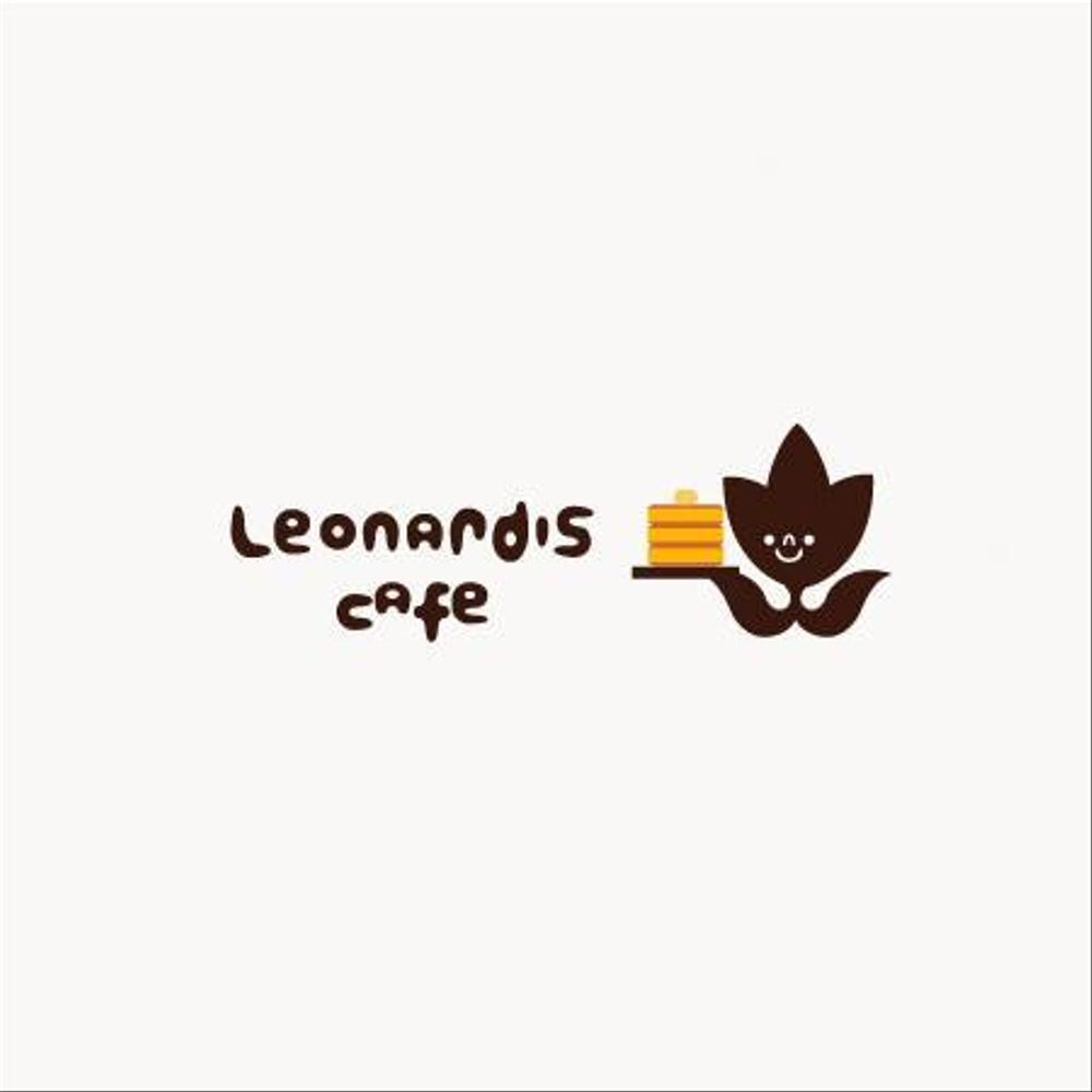 「レナードの森　またはＬｅｏｎａｒｄ’ｓまたはＬｅｏｎａｒｄ’ｓ　Ｃａｆｅ」のロゴ作成