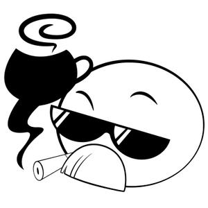 汐里そると (soruto____)さんの喫煙可能なカフェのキャラクターデザインへの提案