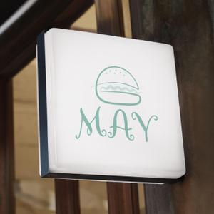 Tsubamisu (tmst310)さんのハンバーガーカフェ　店名（MAY）のロゴマークへの提案