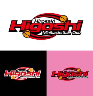 claphandsさんの「Hirosaki Higashi Minibasketball Club」のロゴ作成への提案