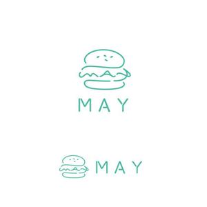 marutsuki (marutsuki)さんのハンバーガーカフェ　店名（MAY）のロゴマークへの提案
