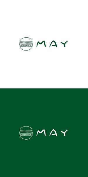 ヘッドディップ (headdip7)さんのハンバーガーカフェ　店名（MAY）のロゴマークへの提案