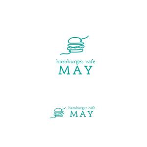 スタジオきなこ (kinaco_yama)さんのハンバーガーカフェ　店名（MAY）のロゴマークへの提案