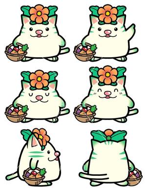 あおねぇ (pudding_0822)さんの特別養護老人ホーム　アグリ・ケアホーム　いこいの森　のキャラクター「いこにゃん」のデータ化への提案