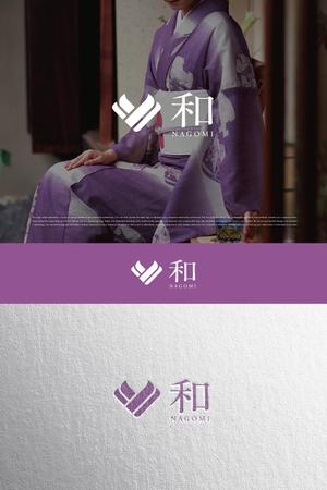 YOO GRAPH (fujiseyoo)さんの着付け教室「和（なごみ）」のロゴへの提案