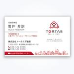 ハナトラ (hanatora)さんの不動産会社の名刺デザインへの提案