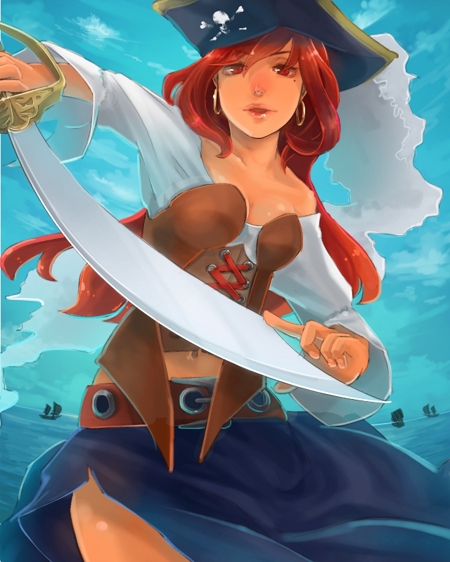 印刷可能 女海賊 イラスト 女海賊 イラスト
